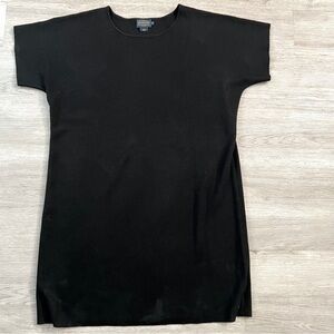 PENDLETON Black Short Sleeve SWEATER Dress SIZE XL